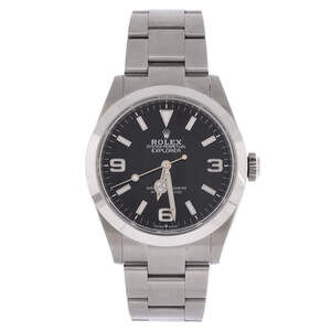 Rolex 40 Oyster Perpetual Explorer Automatic Watch Stainless Steel